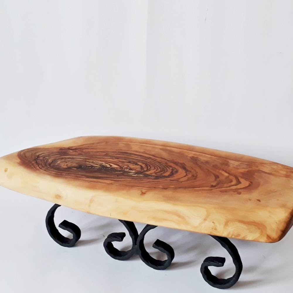 Olive Wooden Service Stand K2698